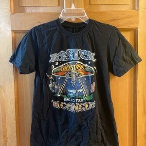 Boston Kids Black Graphic T-Shirt